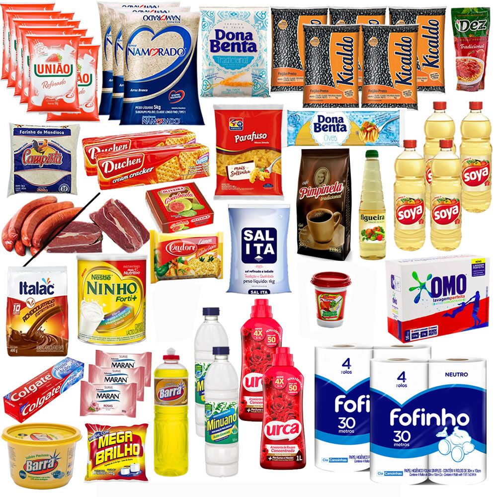Cesta Básica Completa Nº 1- (30 Itens)