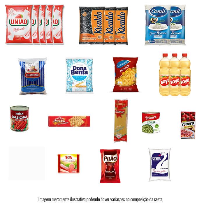 Cesta Básica Completa - P (27 Itens)